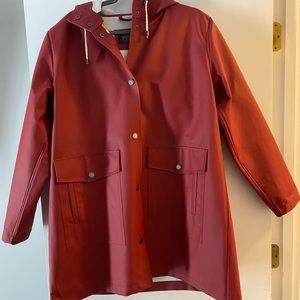 Ladies Red Pendleton Rain Jacket Size Large